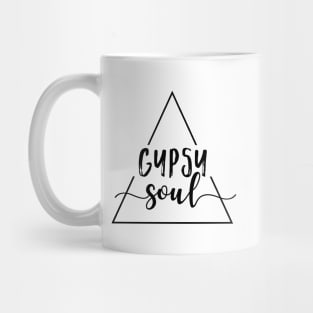 Gypsy soul triangle design Mug